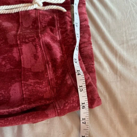 Anthropologie Saturday Sunday Cherry Red Lounge Pants Size M - Picture 7 of 9